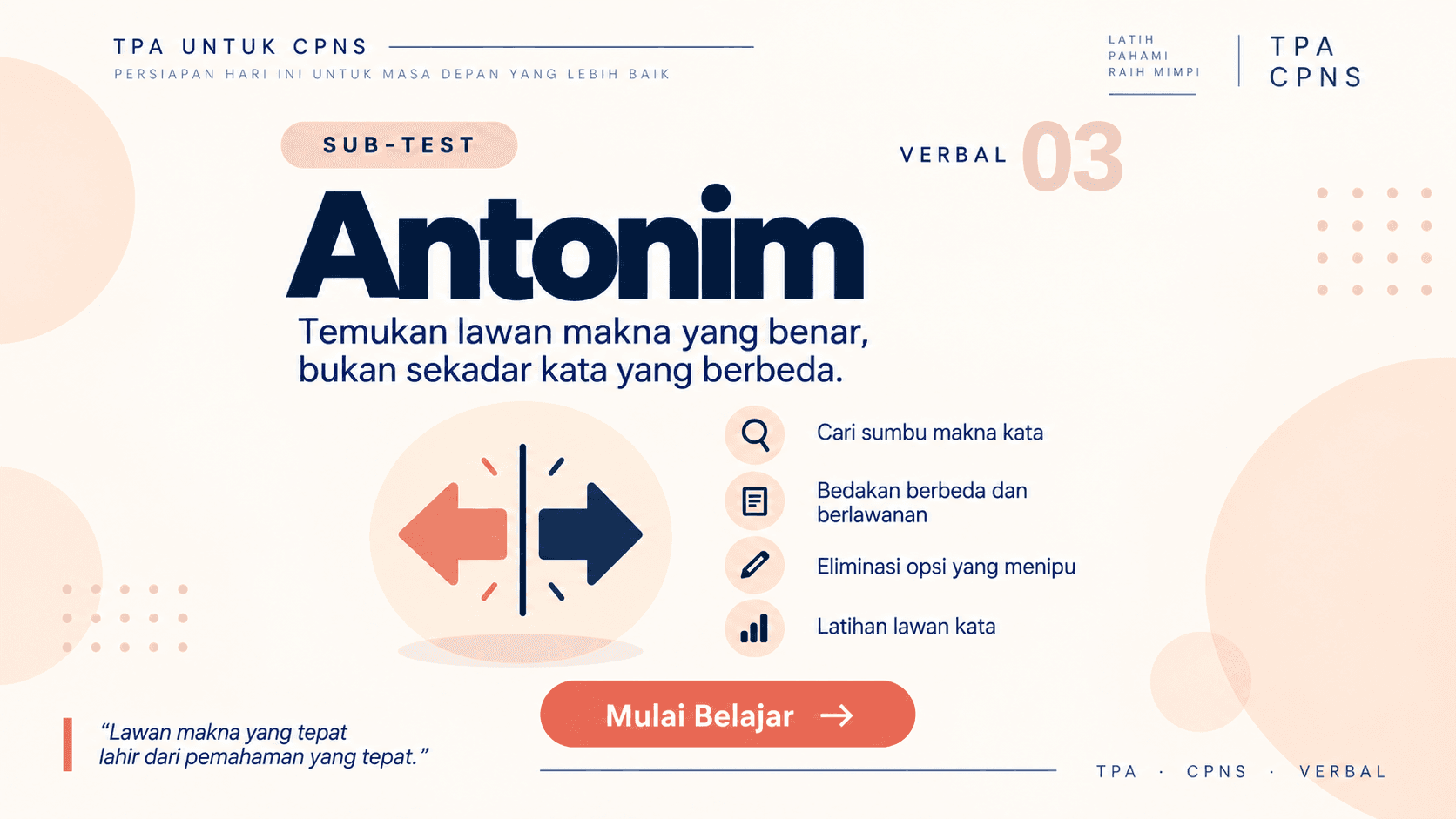 Sub-test Verbal - 03 